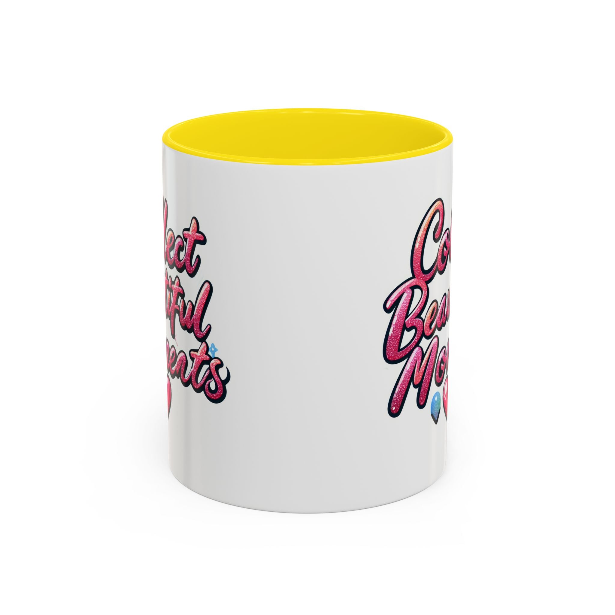 Collect Beautiful Moments Coffee Mug - 11oz & 15oz positive vibe love heart cup
