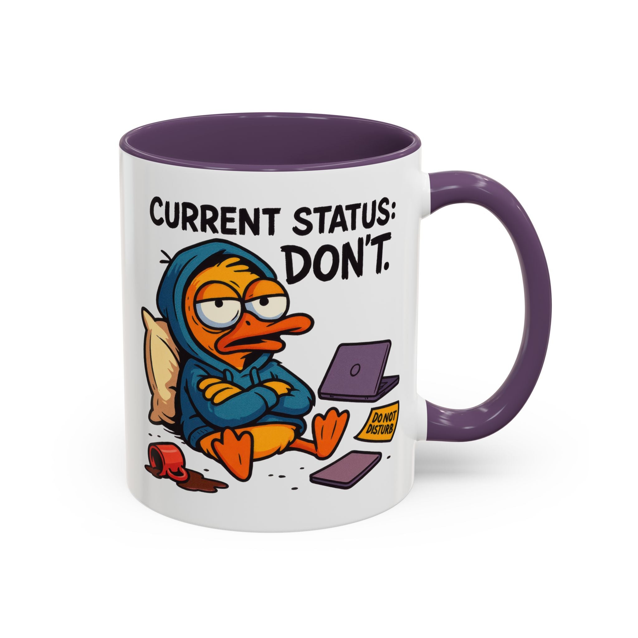 Chill Vibes Coffee Mug, Perfect for Lazy Days, Gift for Homebodies, Quirky Coffee Lover, Fun Desk Accessory, Work from Home Essentials