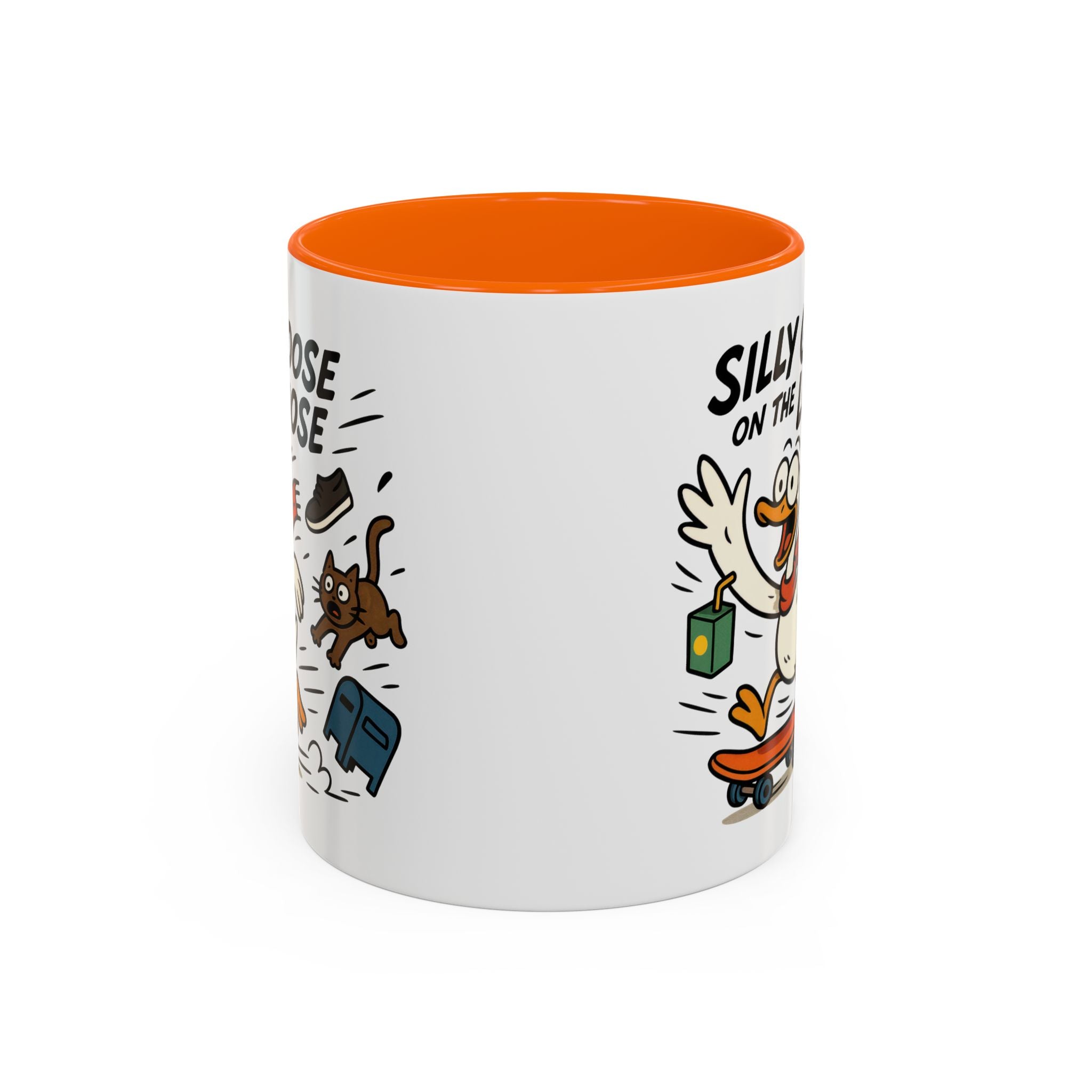 Silly Goose Coffee Mug - Fun Gift for Animal Lovers, Quirky Desk Decor, Inspirational Drinkware, Home & Office Tea Cups