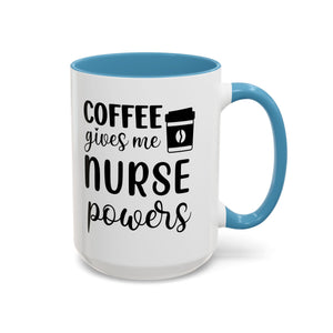 Nurse Coffee Mug, Funny Gift for Nurses, Coffee Lover's Mug, Black Accent Tea Cup, Motivational Nurse Gift