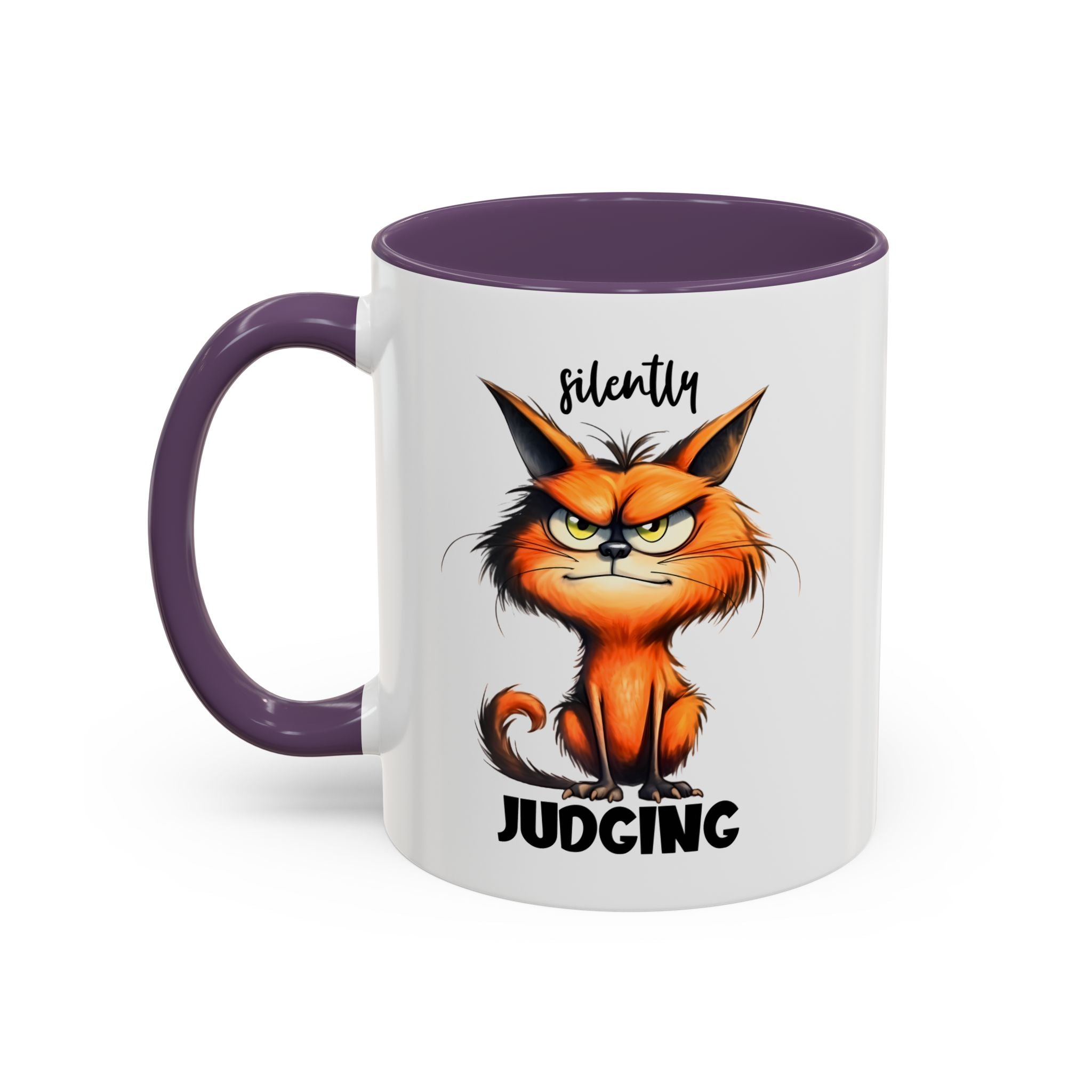 sarcasm attitude  Cat Coffee Mug - Just Judging - Perfect Gift for Cat Lovers, Pet Owners, Birthdays,  Funny Mug