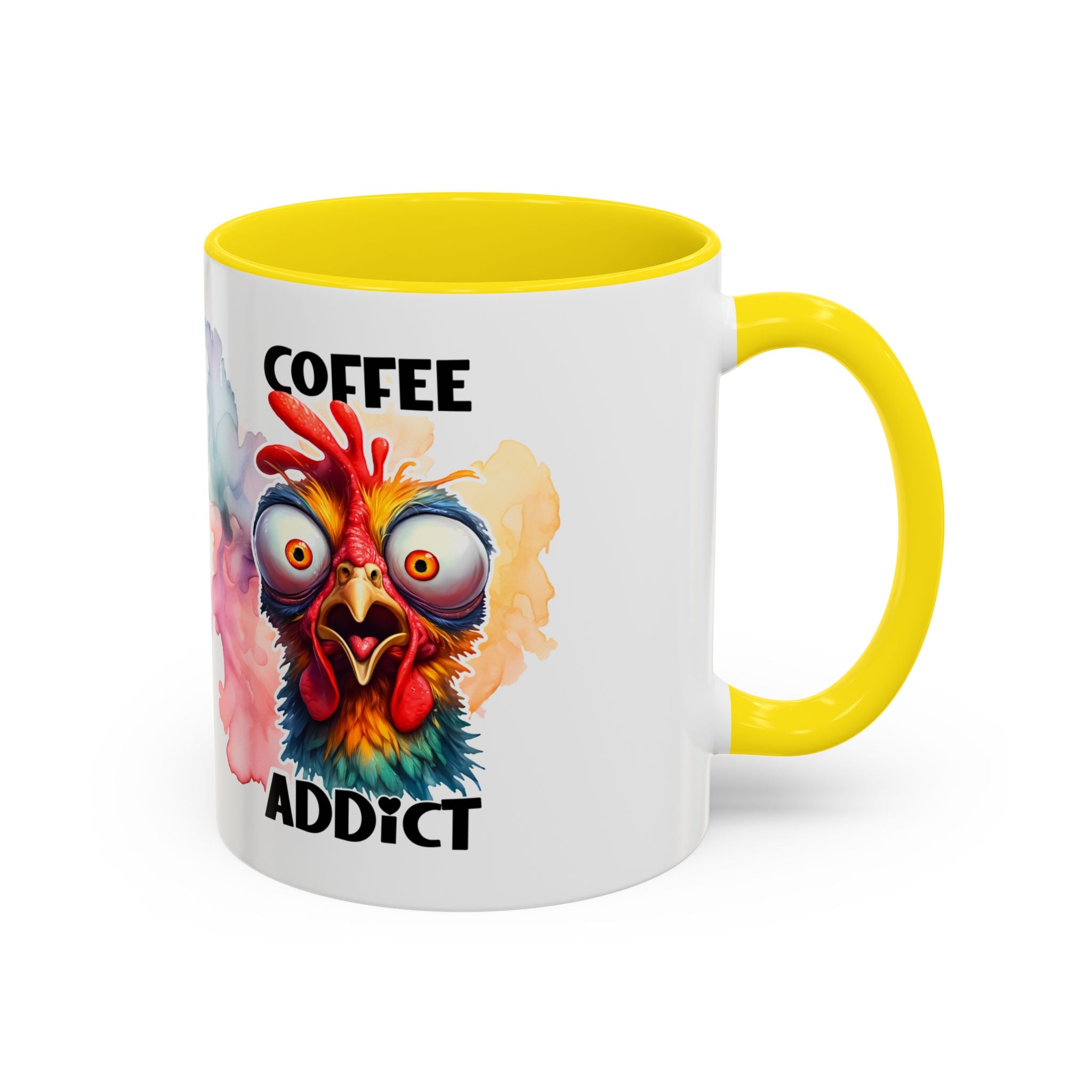 Coffee Addict Mug, Funny Coffee Lover Gift, Unique Kitchen Decor, Quirky Morning Brew Cup, Perfect for Birthdays & Holidays