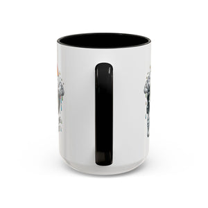 Skull Rainbow Coffee Mug, Unique Gift for Coffee Lovers, Halloween Decor, Daily Motivation Mug, Fun Skull Design