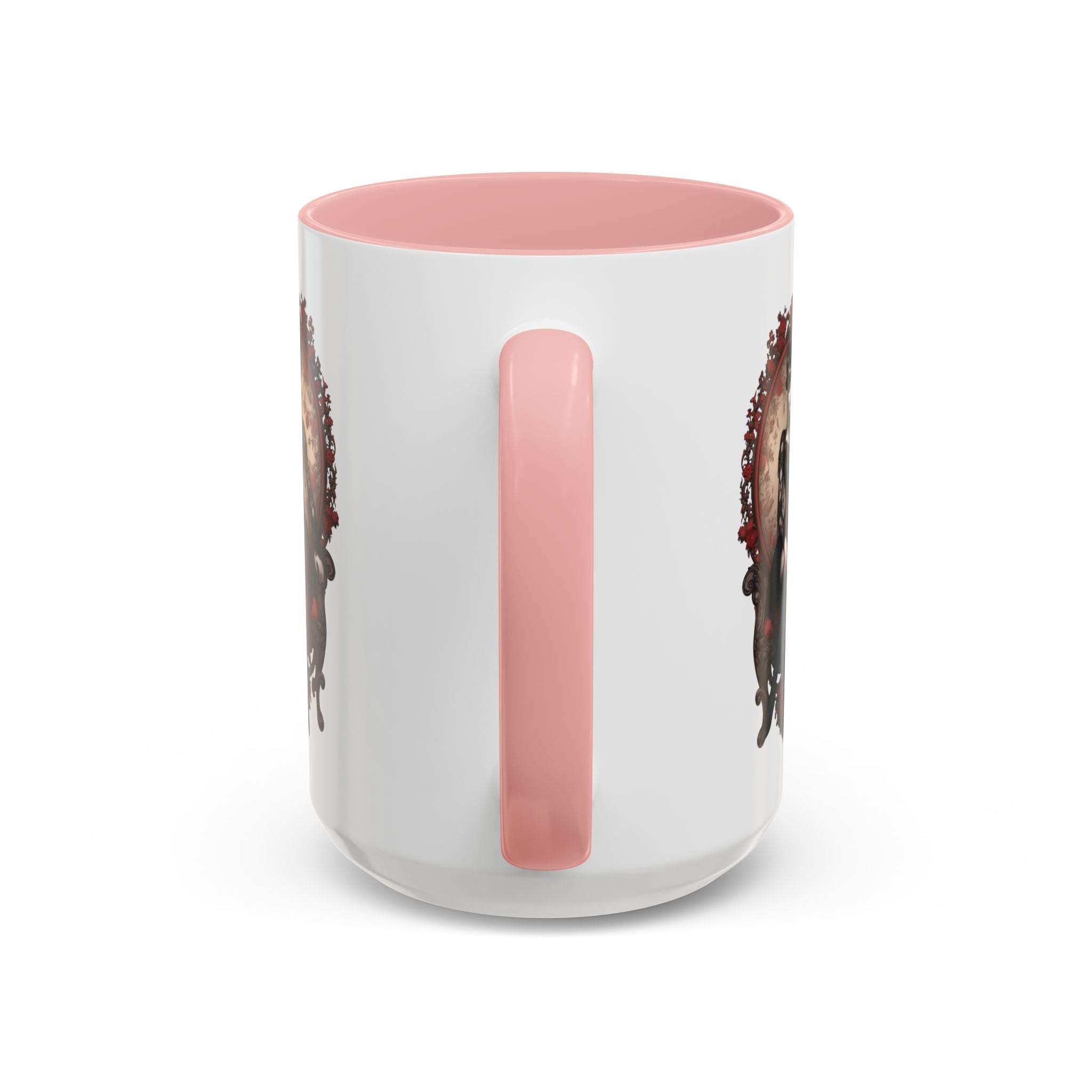 Gothic Elegance Coffee Mug - Unique Black Accent Mug for Witchy Vibes, Perfect Gift for Halloween, Goth Decor, Coffee Lovers, & Spooky