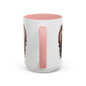Gothic Elegance Coffee Mug - Unique Black Accent Mug for Witchy Vibes, Perfect Gift for Halloween, Goth Decor, Coffee Lovers, & Spooky