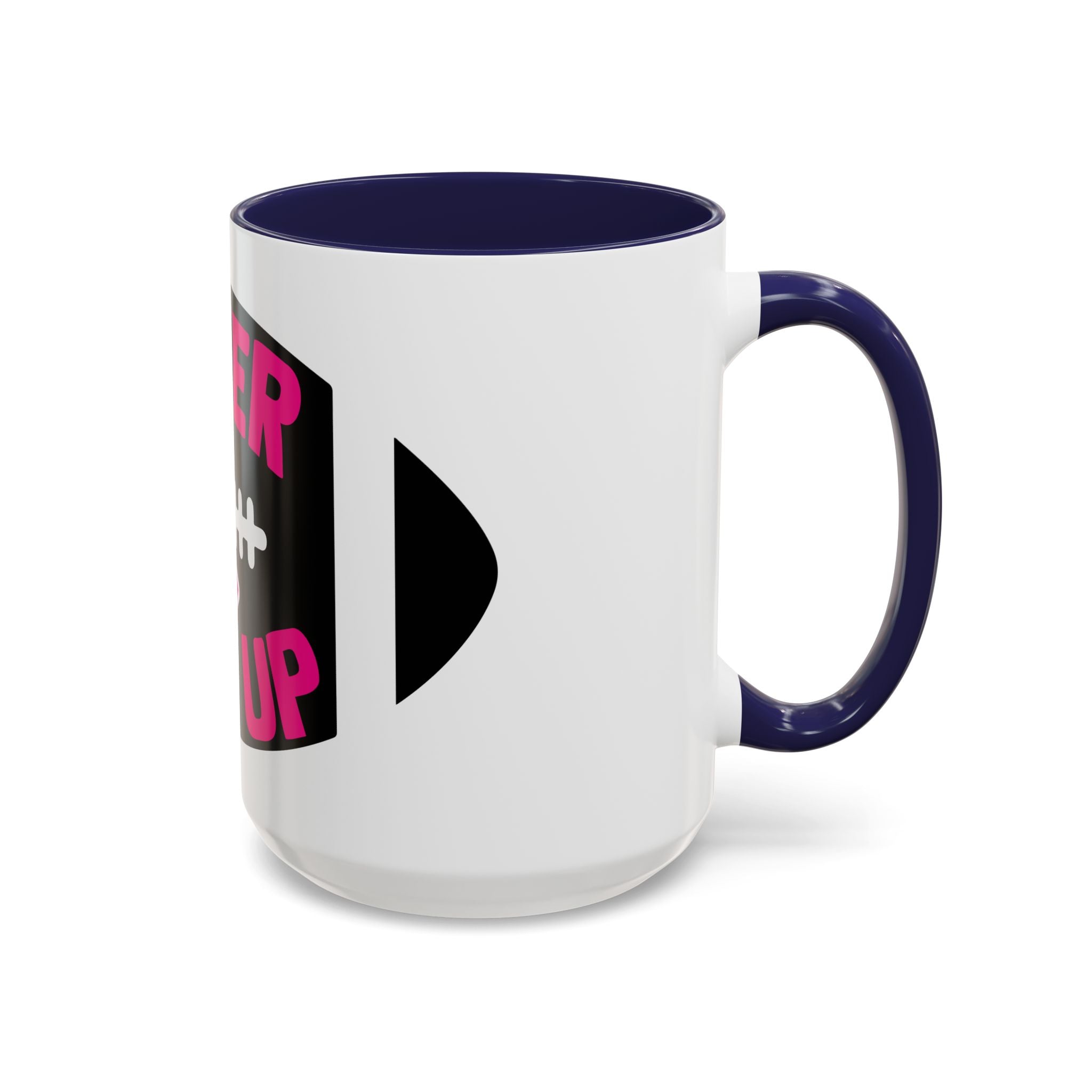 Inspirational Breast Cancer Awareness Coffee Mug - Never Give Up, Motivational Gift, Supportive Keepsake, Home or Office Decor