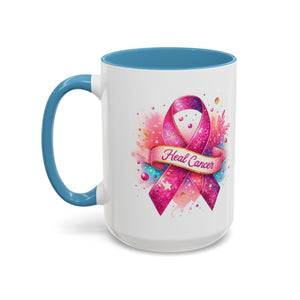 Inspirational Cancer Awareness Mug, Positive Affirmation Cup, Gift for Survivors, Supportive 11oz or 15oz Ceramic