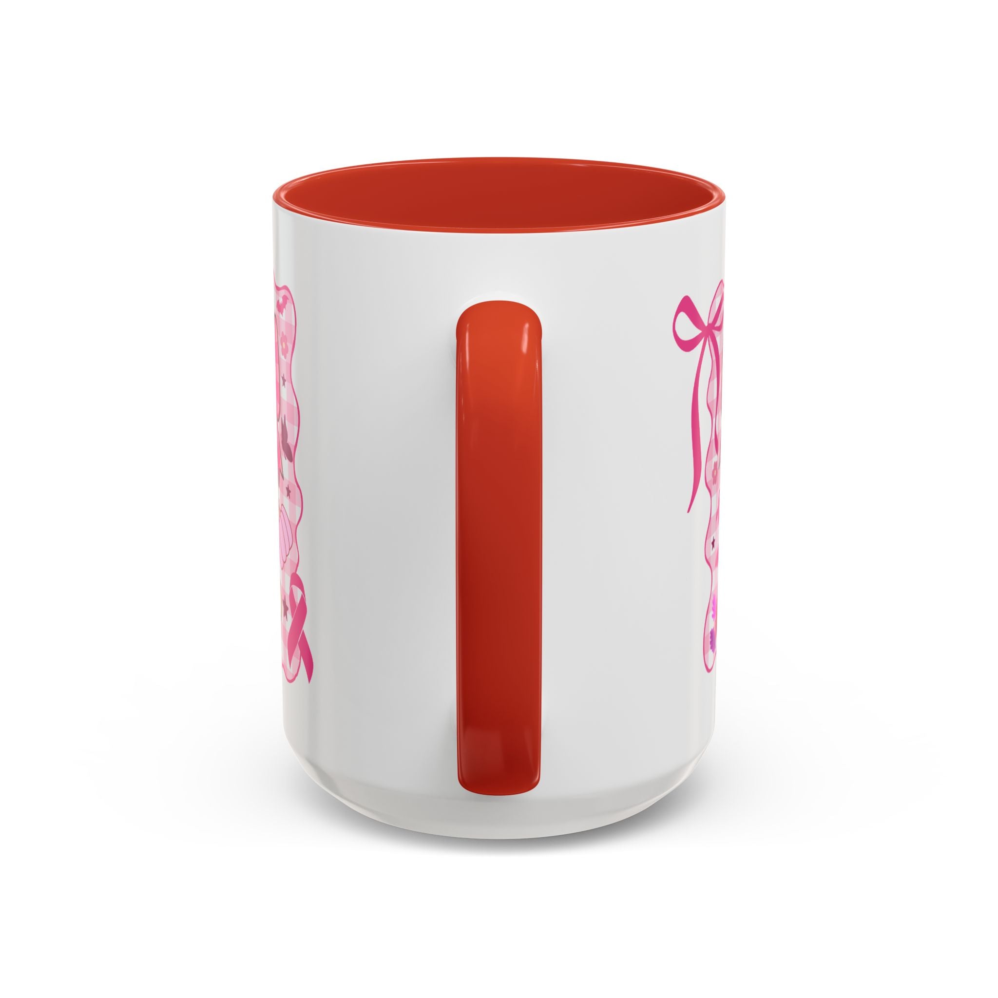 Pink Ribbon Duck Coffee Mug for Breast Cancer Awareness, Cute Gift for Her, Supportive Breast Cancer Mug, Unique Coffee Cup, Holiday Present