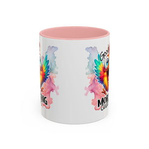 good Morning Mug with Cheerful Rooster Design - Perfect for Coffee Lovers, Gifting, Morning Routine, Kitchen Decor, Bird Enthusiasts