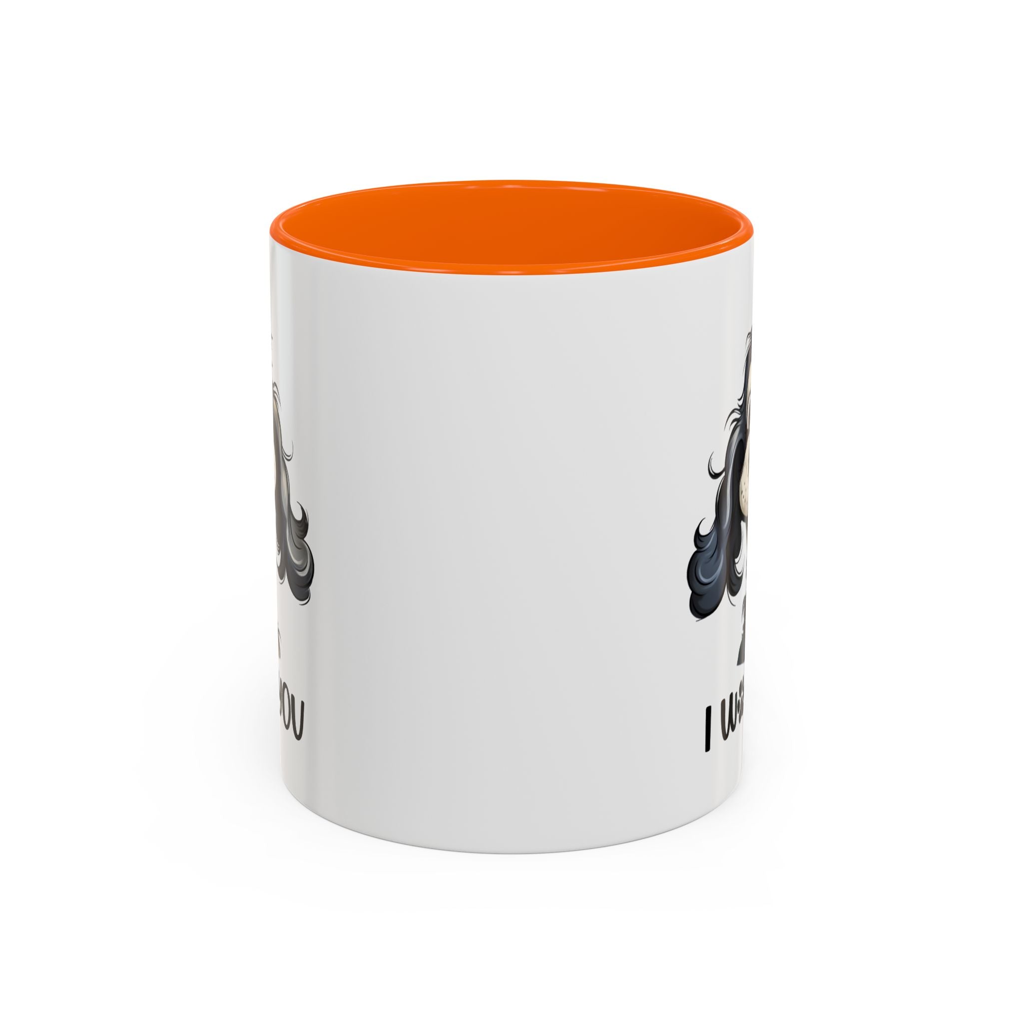 Dog Lover's Accent Coffee Mug - I Woof You, Pet Gift, Animal Lover Cup, Dog Mom Mug, Cute Dog Design, Fun Coffee Cup