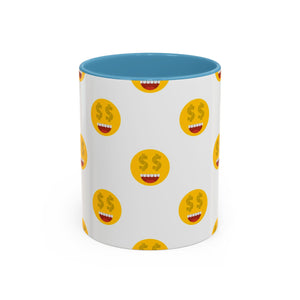 Smiles and dollars Accent Coffee Mug (11, 15oz)