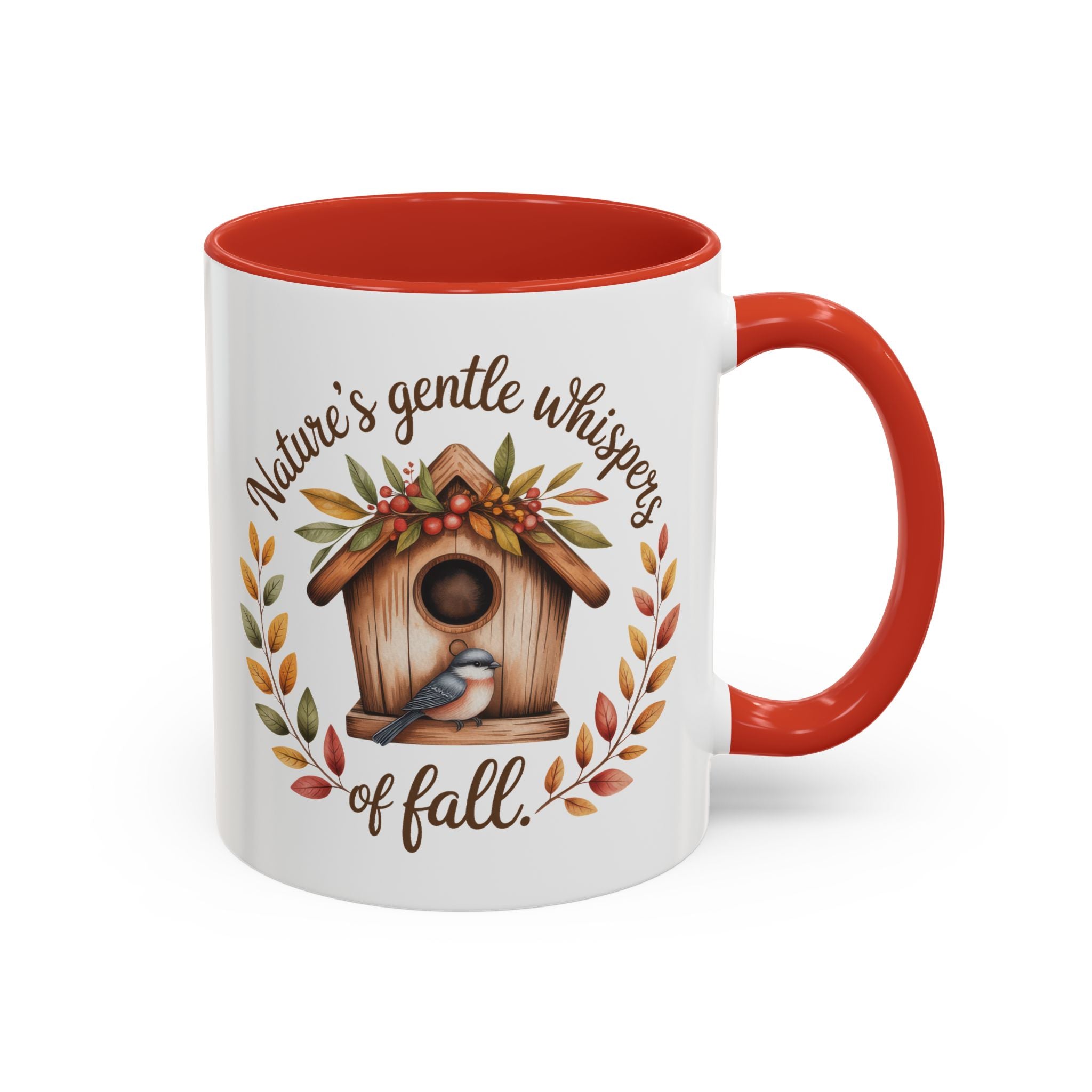 Nature's Gentle Whispers Fall Coffee Mug nature lovers cup