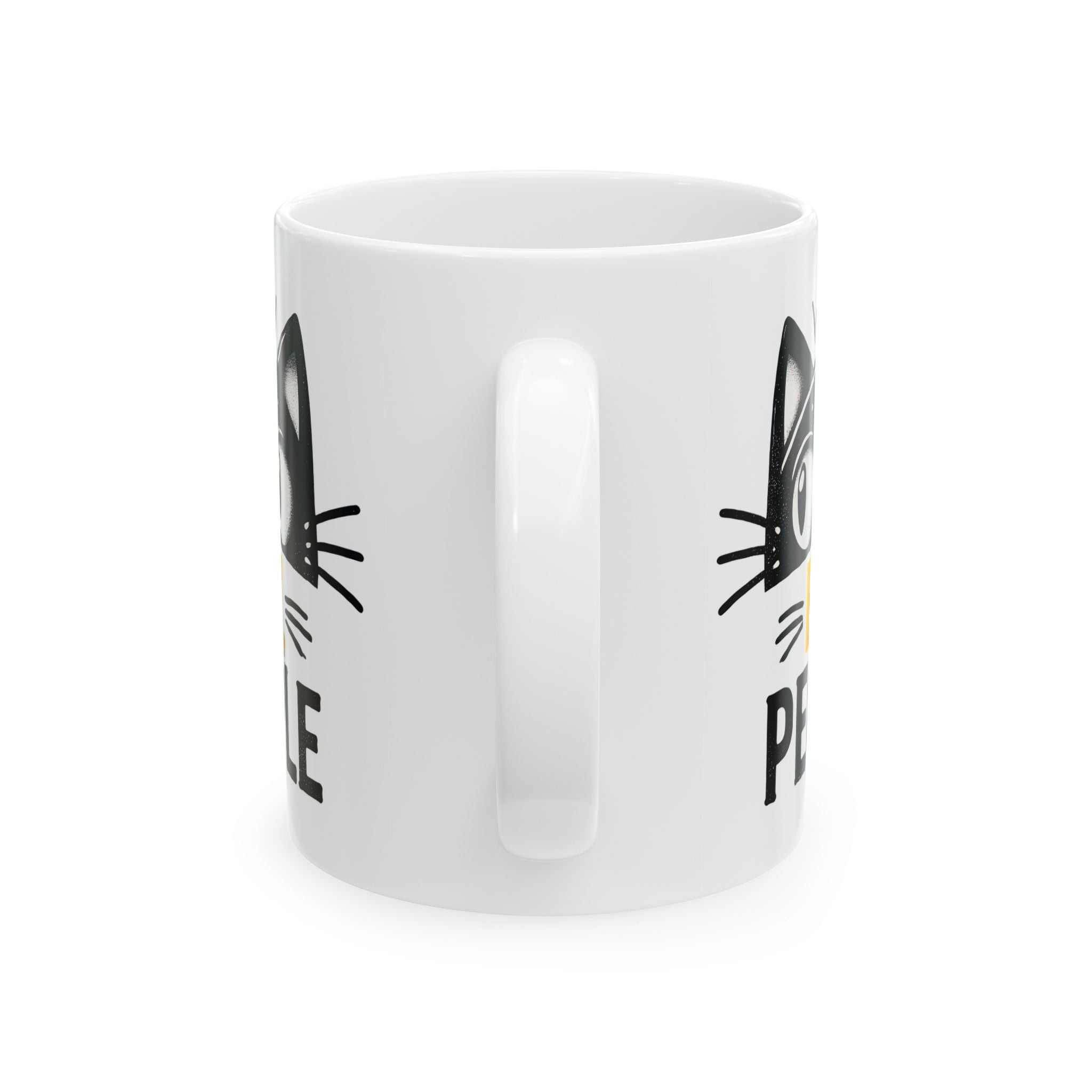 Cat Lover's coffee Mug attitude | Funny Gift for Cat Owners  Cute Cat Design | Purrfect Coffee Cup | Pet Lover's Gift