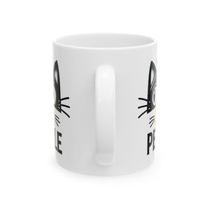 Cat Lover's coffee Mug attitude | Funny Gift for Cat Owners  Cute Cat Design | Purrfect Coffee Cup | Pet Lover's Gift