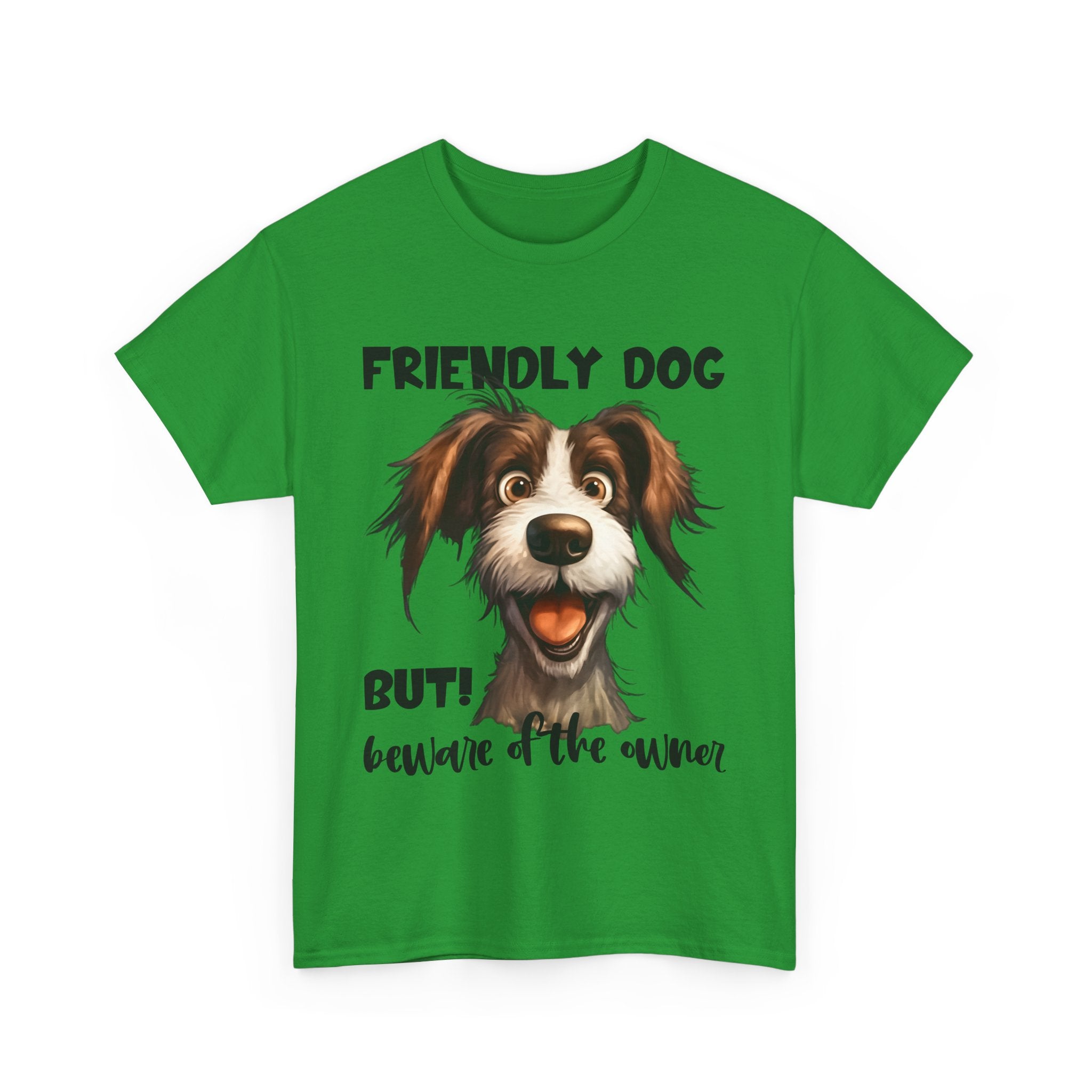Friendly Dog Unisex Tee - Perfect for Pet Lovers, Gifts for Dog Owners, Casual Wear, Birthday Gifts, Dog-Themed Apparel