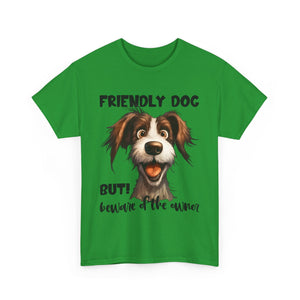 Friendly Dog Unisex Tee - Perfect for Pet Lovers, Gifts for Dog Owners, Casual Wear, Birthday Gifts, Dog-Themed Apparel