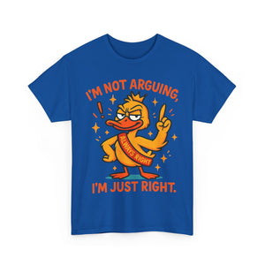 Funny attitude always right Tee, Casual Wear, Gift for Friends, Humor T-Shirt,  Loungewear, Birthday Gift