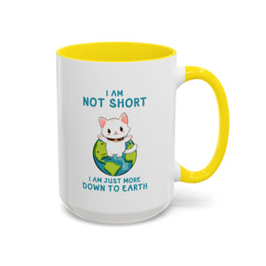 Cute Down to Earth Cat Coffee Mug - Perfect Gift for Cat Lovers