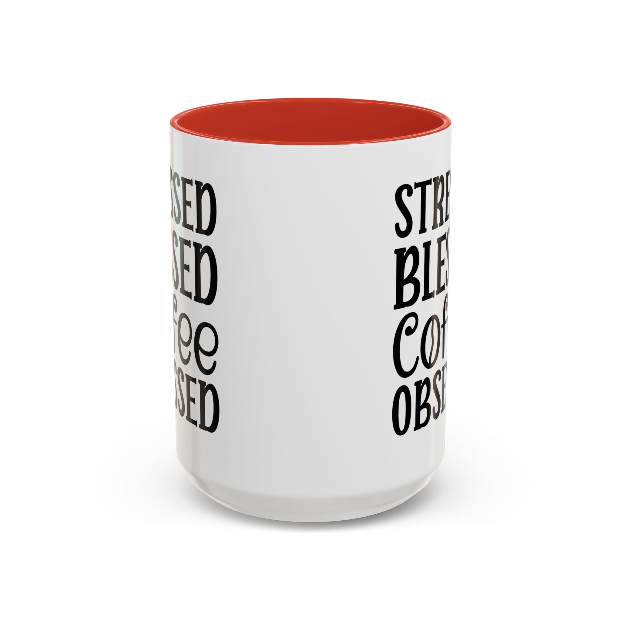 Stressed Blessed Coffee Obsessed Mug, Motivational Coffee Mug, Gift for Coffee Lovers, Funny Office Mug, Self-Care Gift Idea