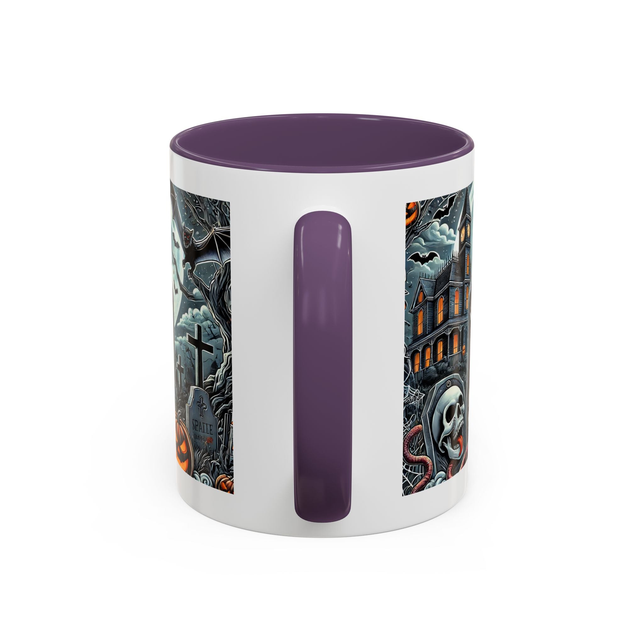 Gothic vampire Halloween Coffee Mug, Spooky Decor, Skull Design, Gift for Horror Lovers,  Party Essential, Unique Drinkware