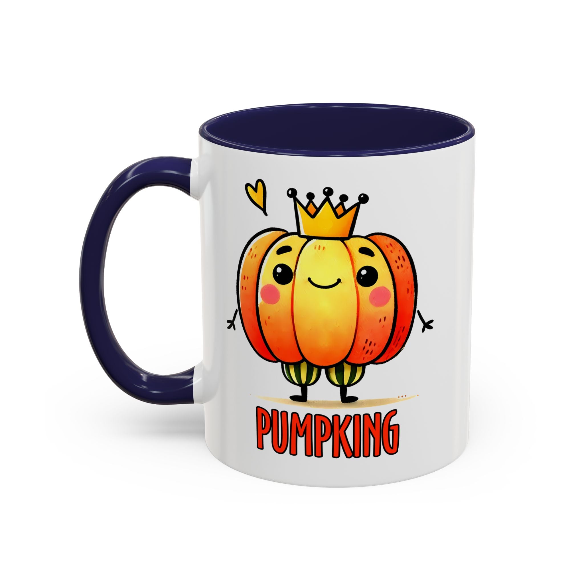 Pumpkin King Coffee Mug, Cute Mug for Fall, Halloween Decor, Gift for Pumpkin Lovers, Funny Holiday Mug, Fun Kitchenware