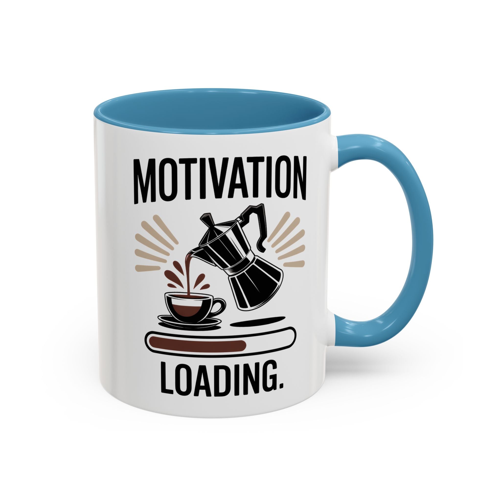 Motivation Loading Coffee Mug - Stylish 11oz & 15oz Accent Mug for Coffee Lovers
