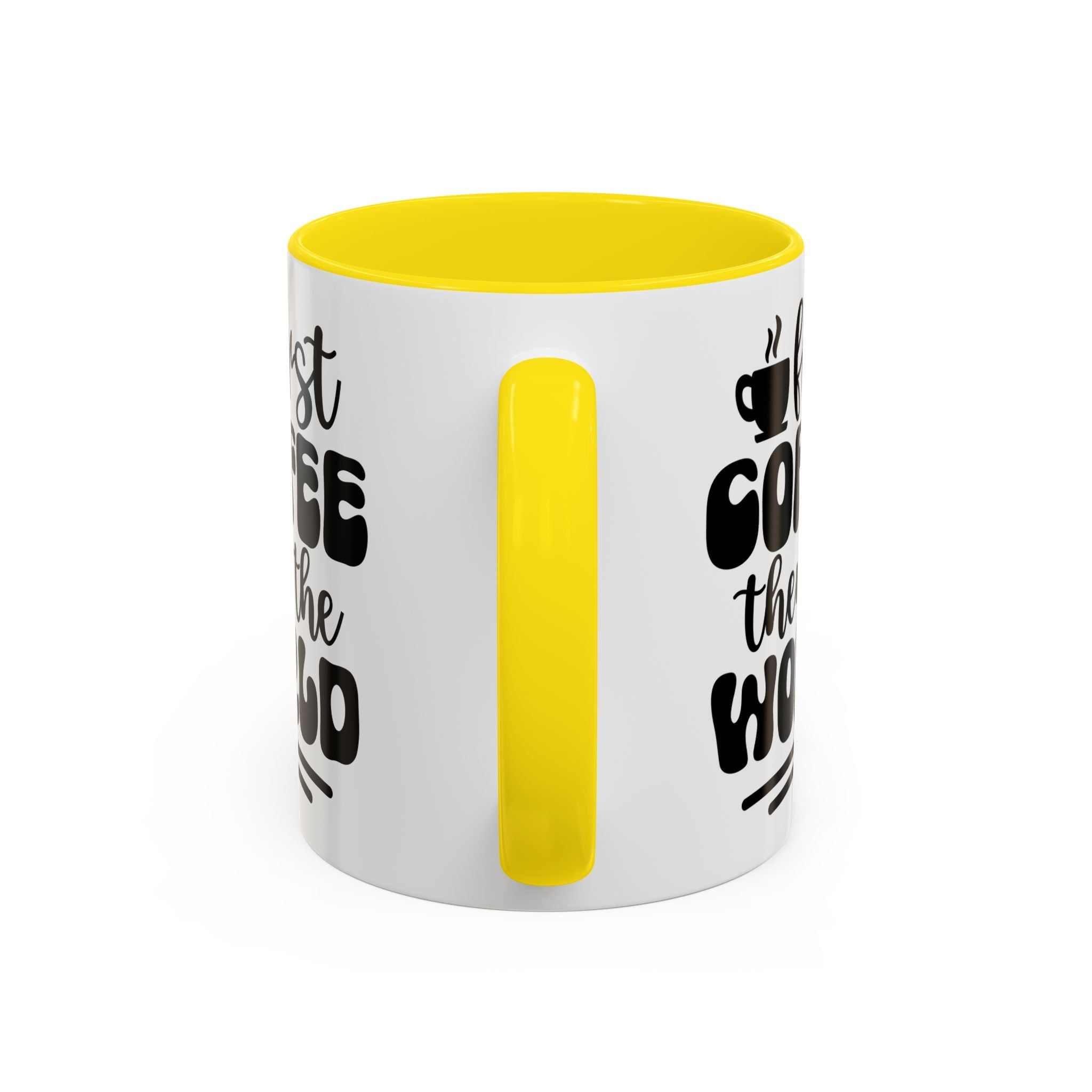 First Coffee Then the World - Stylish Accent Coffee Mug for Coffee Lovers, Gift for Friends, Kitchen Decor, Office Mug, Holiday Present