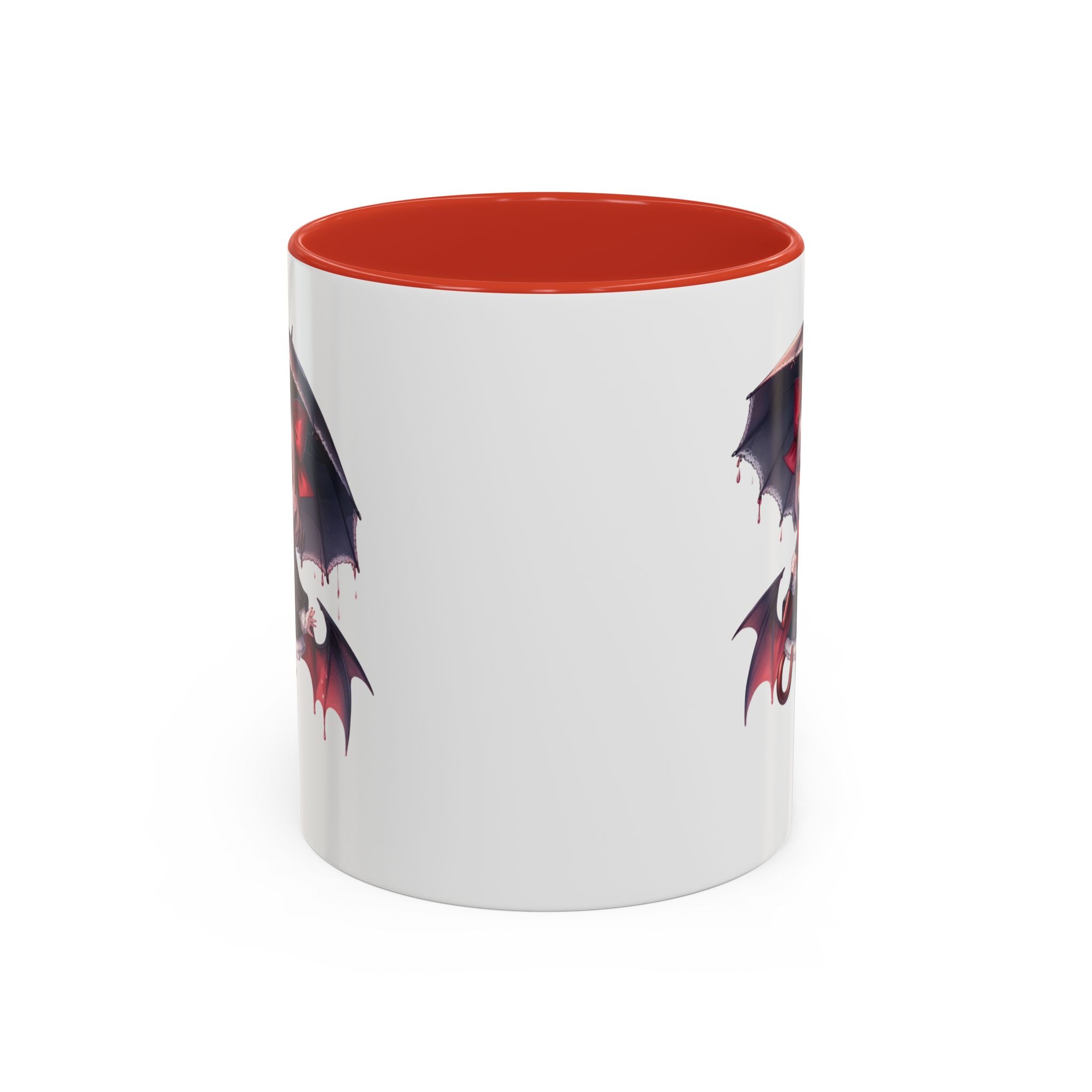 Gothic vampire girl  horror art Accent Coffee Mug (11, 15oz)