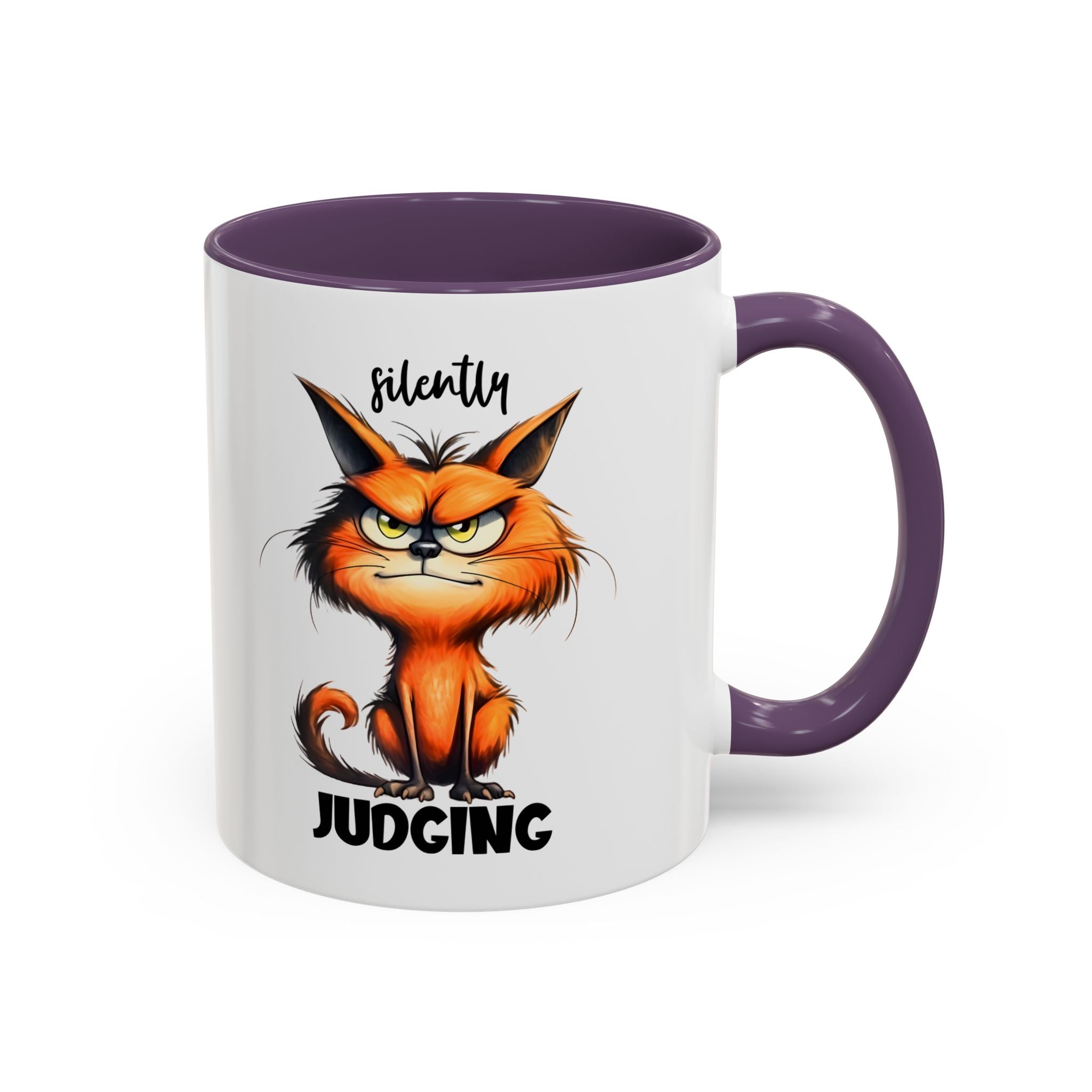 sarcasm attitude  Cat Coffee Mug - Just Judging - Perfect Gift for Cat Lovers, Pet Owners, Birthdays,  Funny Mug