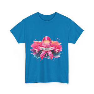 Breast Cancer Awareness Tee, Warrior T-shirt for Women, Inspirational Gift, Supportive Apparel, Pink Ribbon Shirt, Unisex Cotton Top