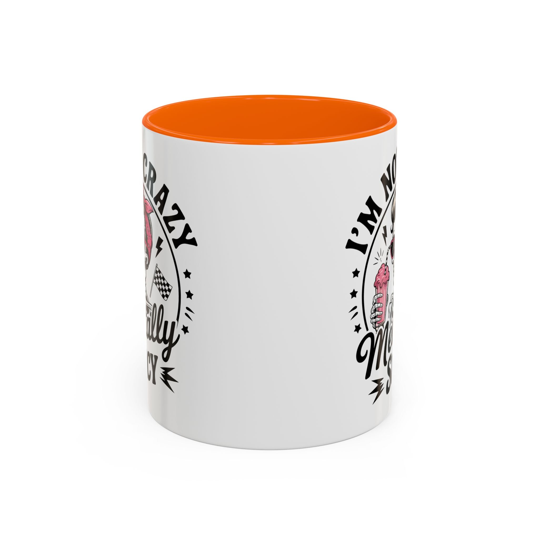 Mentally Spicy I'm not crazy Coffee Mug - Fun Quote for Coffee Lovers adult humor mental health