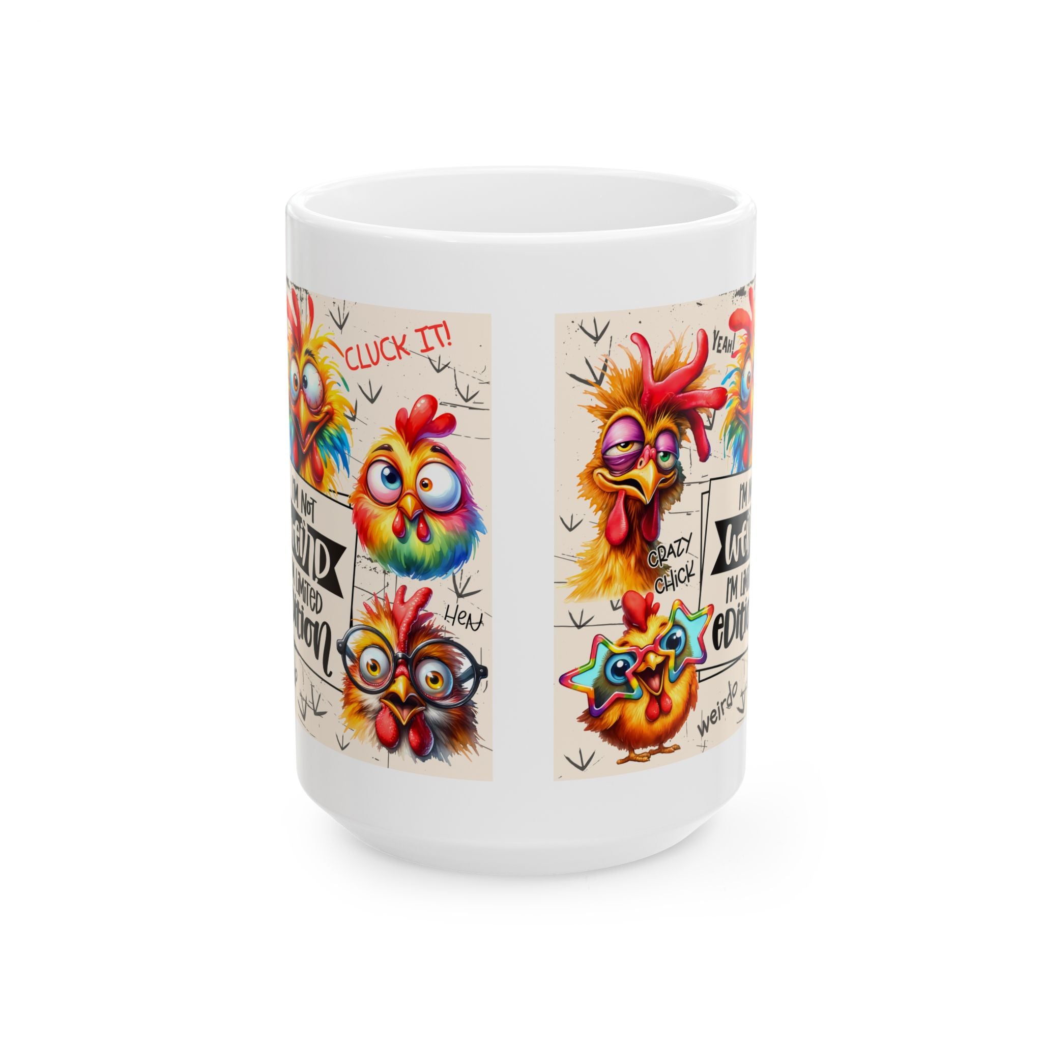 funny Chicken Humor coffee Mug - Fun Gift for Coffee Lovers, Kitchen Decor, Chickens, Quirky Design, Birthday Gift