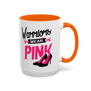 Breast Cancer Awareness Coffee Mug, Inspirational Gift, Warrior Mug, Pink Ribbon Awareness, Supportive Beverage Cup