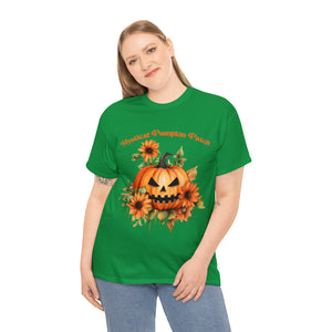 Halloween unisex t shirt mystical pumkin patch fall fun stocking stuffer Unisex Heavy Cotton Tee