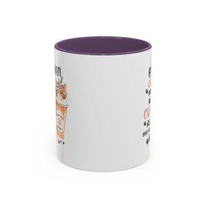 Cat Lover Coffee Mug - "A Woman Cannot Survive on Coffee Alone..."