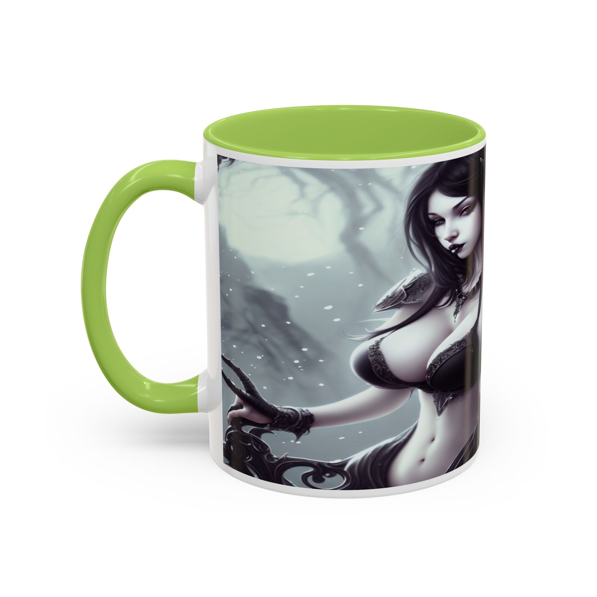 sexy busty woman Gothic Fantasy Coffee Mug – 11oz & 15oz Sculpted Design horror art