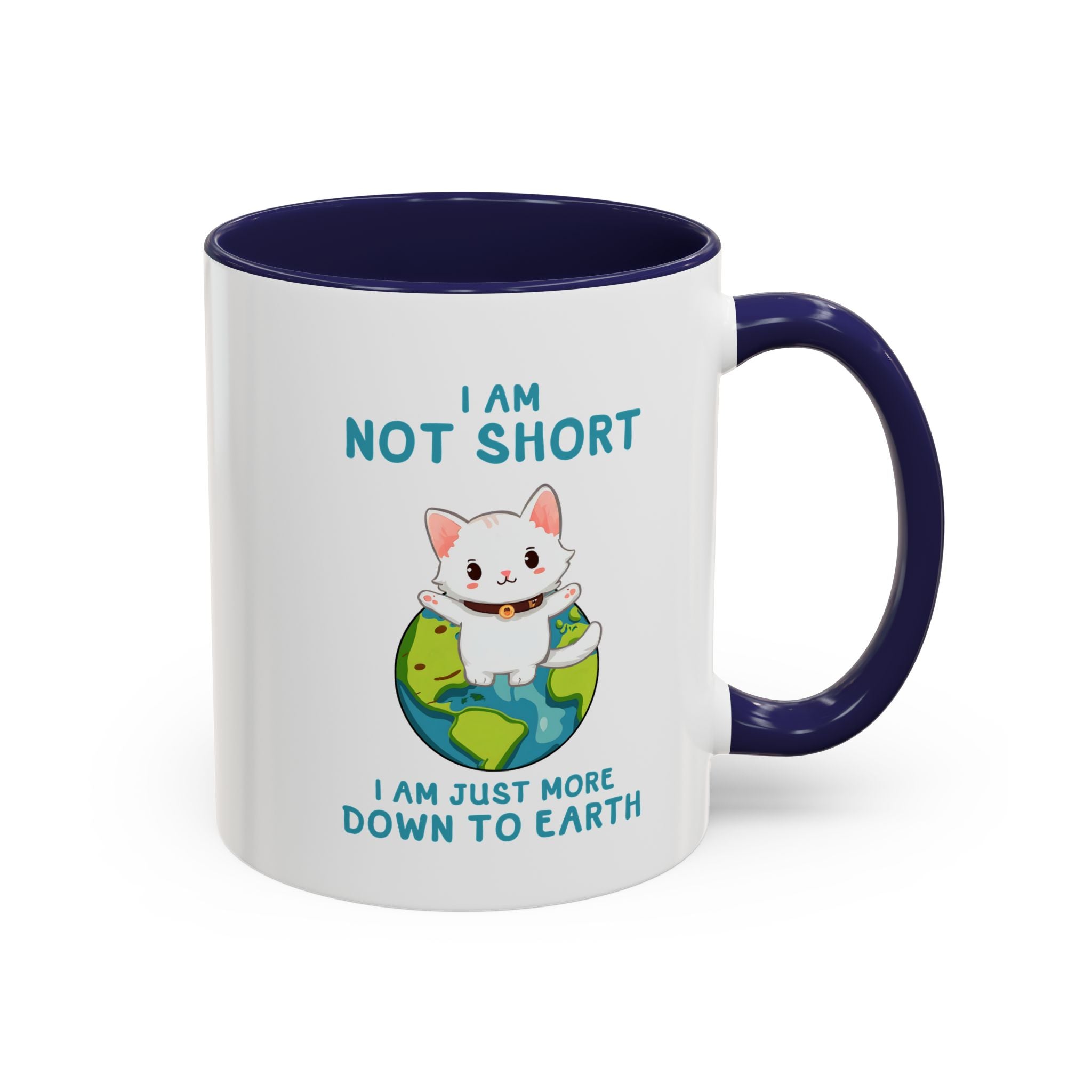 Cute Down to Earth Cat Coffee Mug - Perfect Gift for Cat Lovers