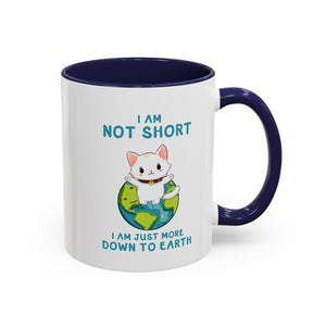 Cute Down to Earth Cat Coffee Mug - Perfect Gift for Cat Lovers