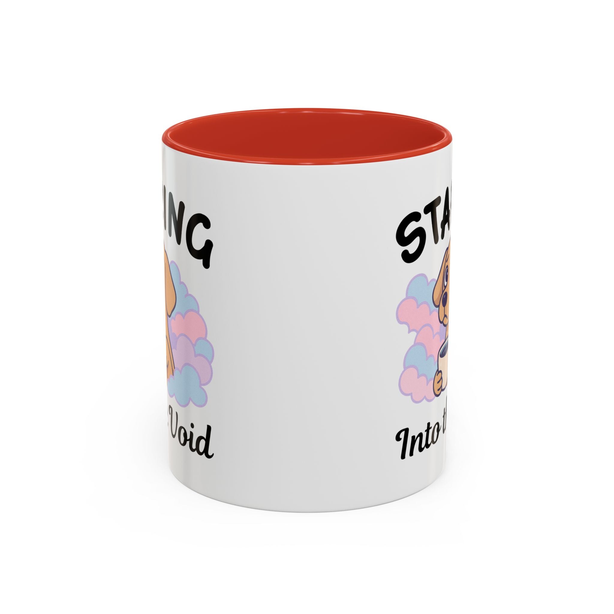 Cute Dog Coffee Mug for Animal Lovers, Staring Into the Void, Fun Gift for Pet Owners, Coffee Lovers, Cute Kitchen Decor