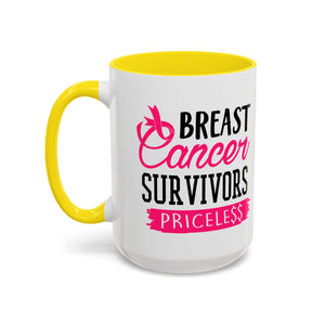 Breast Cancer Survivors Coffee Mug, Inspirational Cancer Gift, Supportive Awareness Mug, Gift for Survivors, Encouraging Morning Coffee