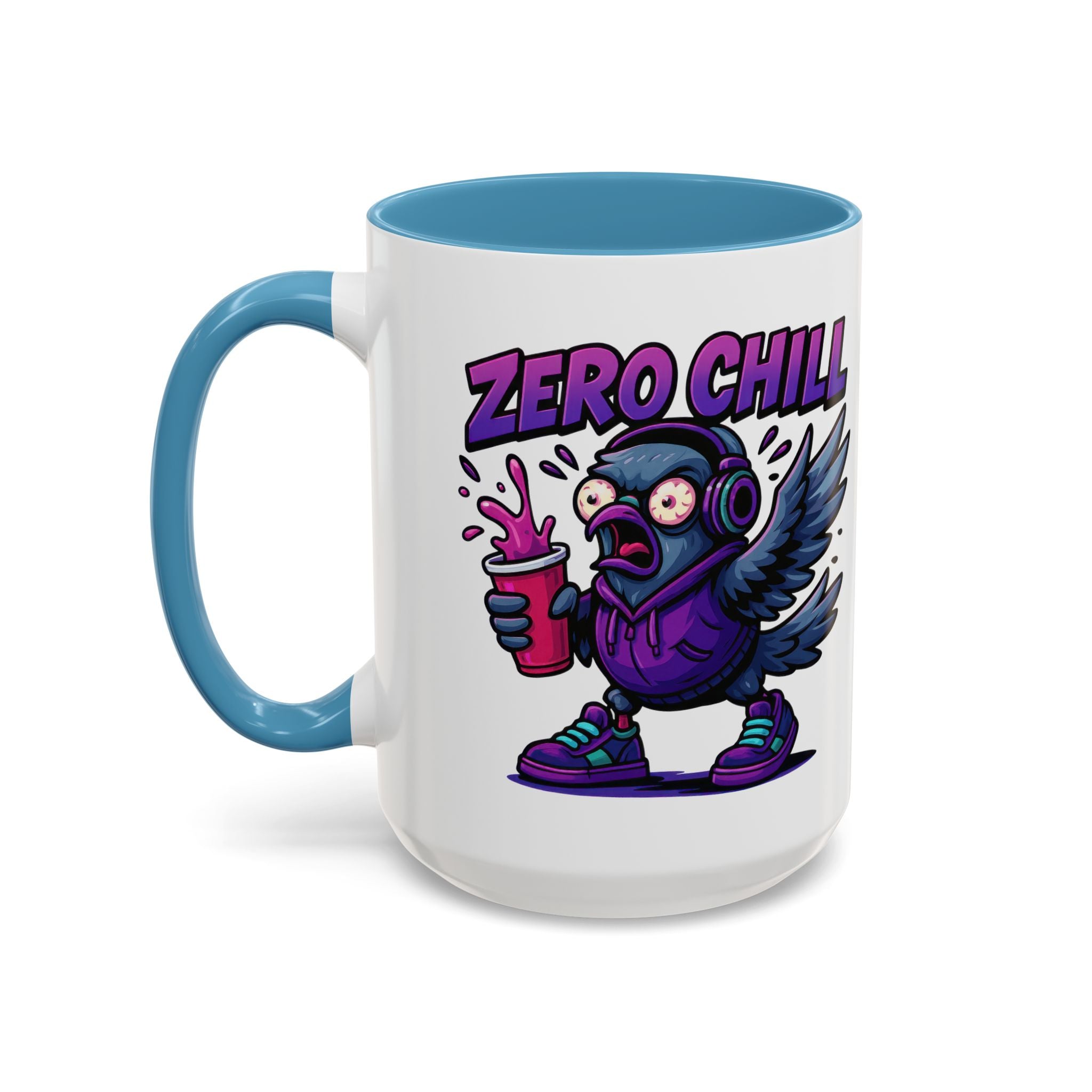 Zero Chill Accent Coffee Mug - Fun Ceramic Cup for Coffee Lovers, Unique Gift for Friends, Quirky Drinkware, Perfect for Birthdays, [...]