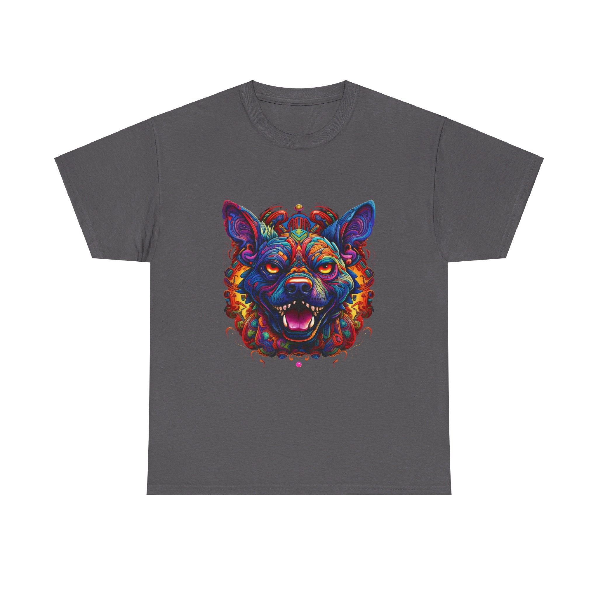 psychedelic dog psycho dog crazy classic  apparel t shirt