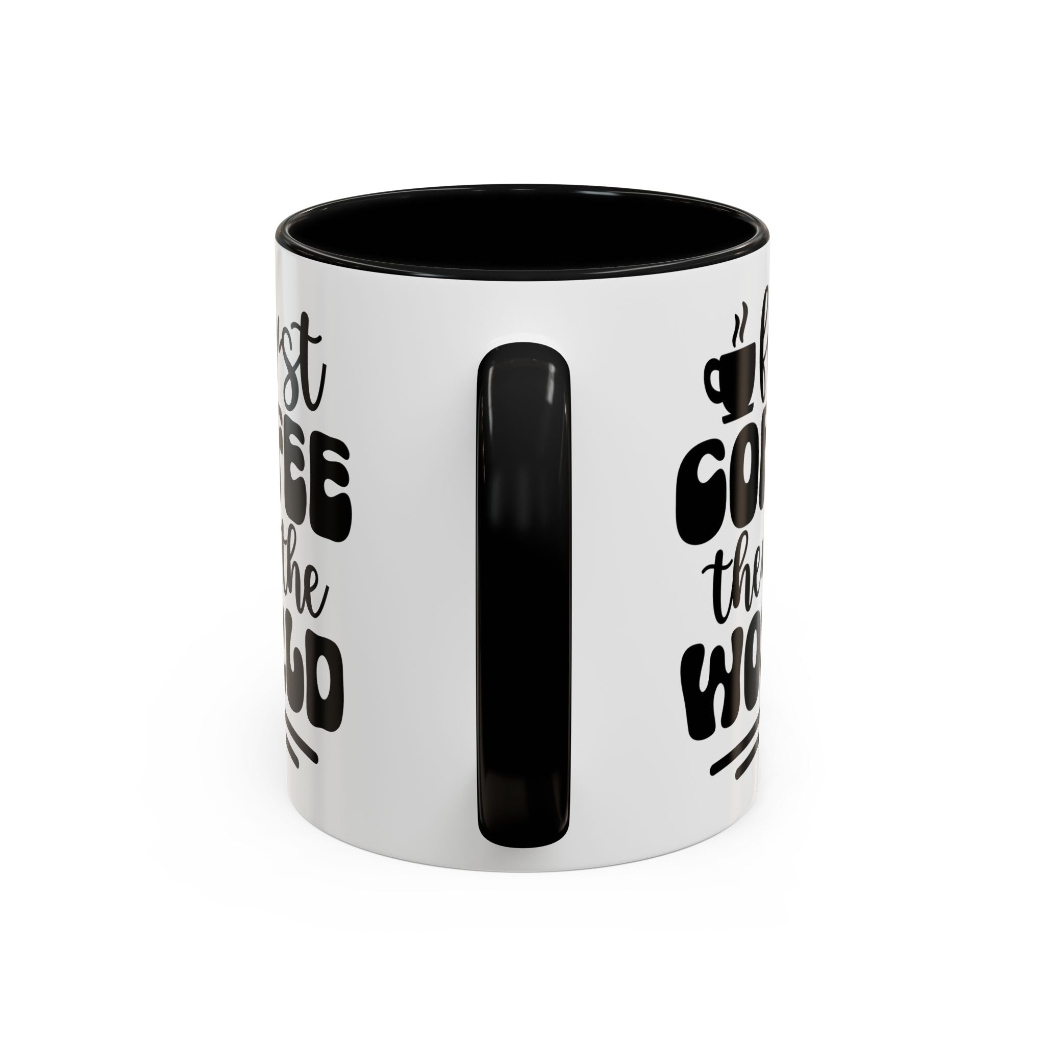 First Coffee Then the World - Stylish Accent Coffee Mug for Coffee Lovers, Gift for Friends, Kitchen Decor, Office Mug, Holiday Present