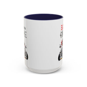 Bad to the Gnome Coffee Mug - 11oz & 15oz Accent Mugs for Bikers & Gnome Lovers