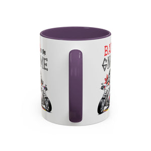 Bad to the Gnome Coffee Mug - 11oz & 15oz Accent Mugs for Bikers & Gnome Lovers
