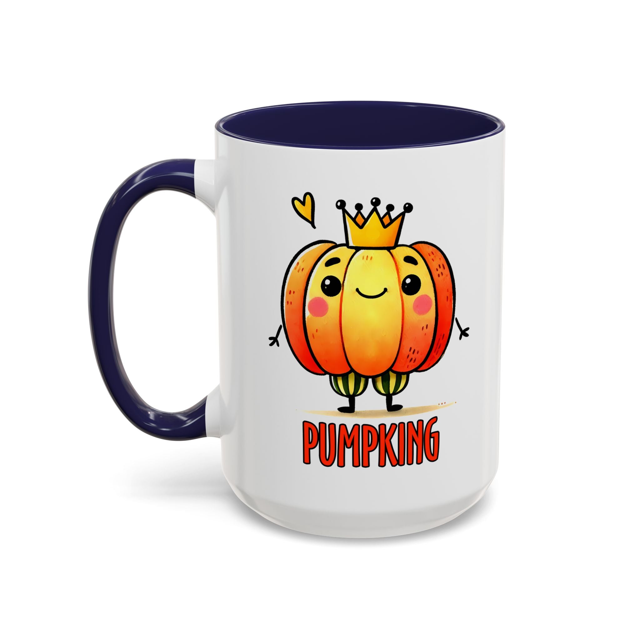 Pumpkin King Coffee Mug, Cute Mug for Fall, Halloween Decor, Gift for Pumpkin Lovers, Funny Holiday Mug, Fun Kitchenware