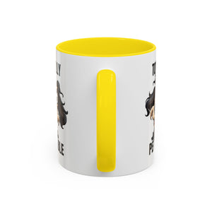 Totally Pettable Coffee Mug, Dog Lover Gift, Animal Print Mug, Funny Pet Mug, Customizable Coffee Cup, Gift for Pet Owners