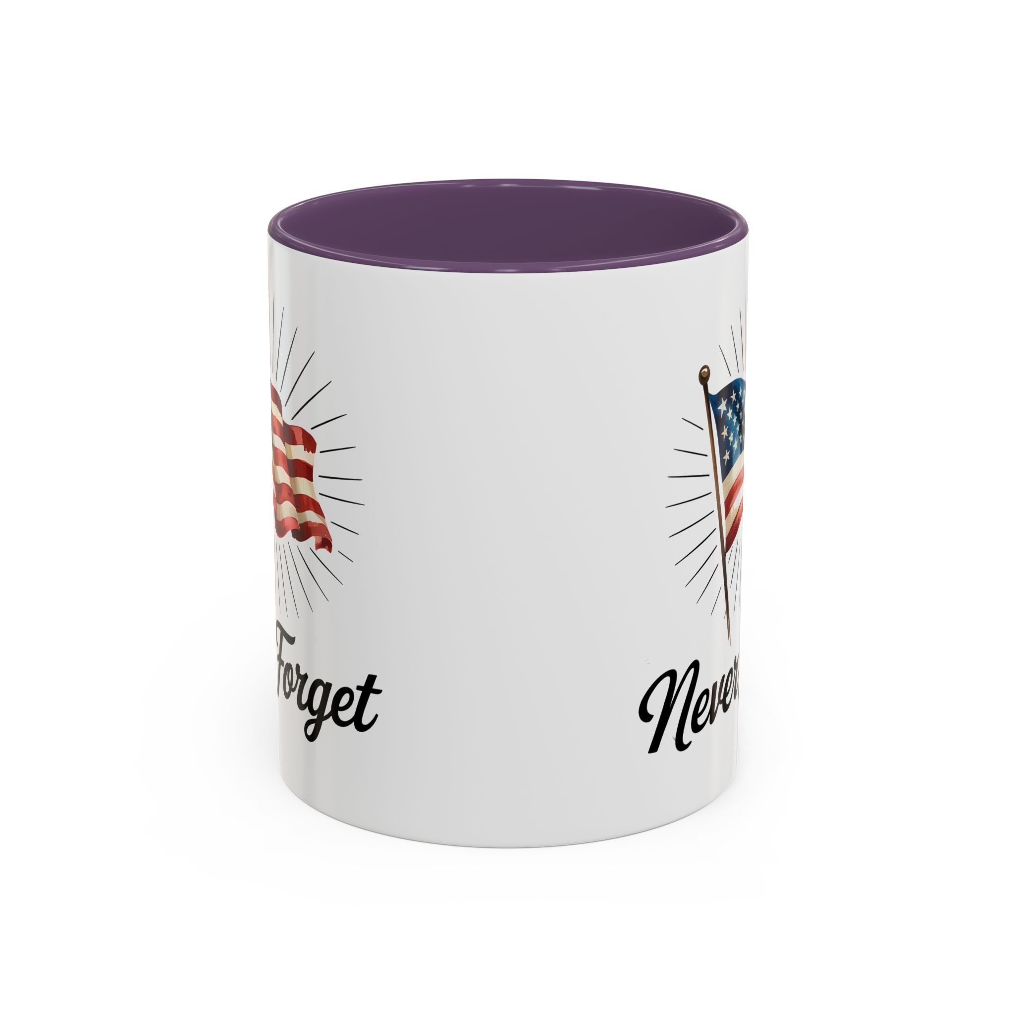 Patriotic Never Forget Coffee Mug - 11oz & 15oz USA flag