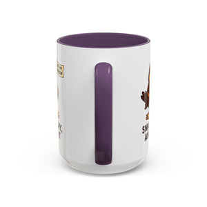 Funny Owl Coffee Mug, not my problem  Small Angry Owl Cup, Coffee Lover Present, Quirky Office