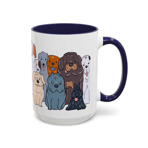 Cute Dog Breed Accent Coffee Mug, Pet Lover Gift, Canine Mug, Gifts for Dog Owners, Puppy Lover Mug